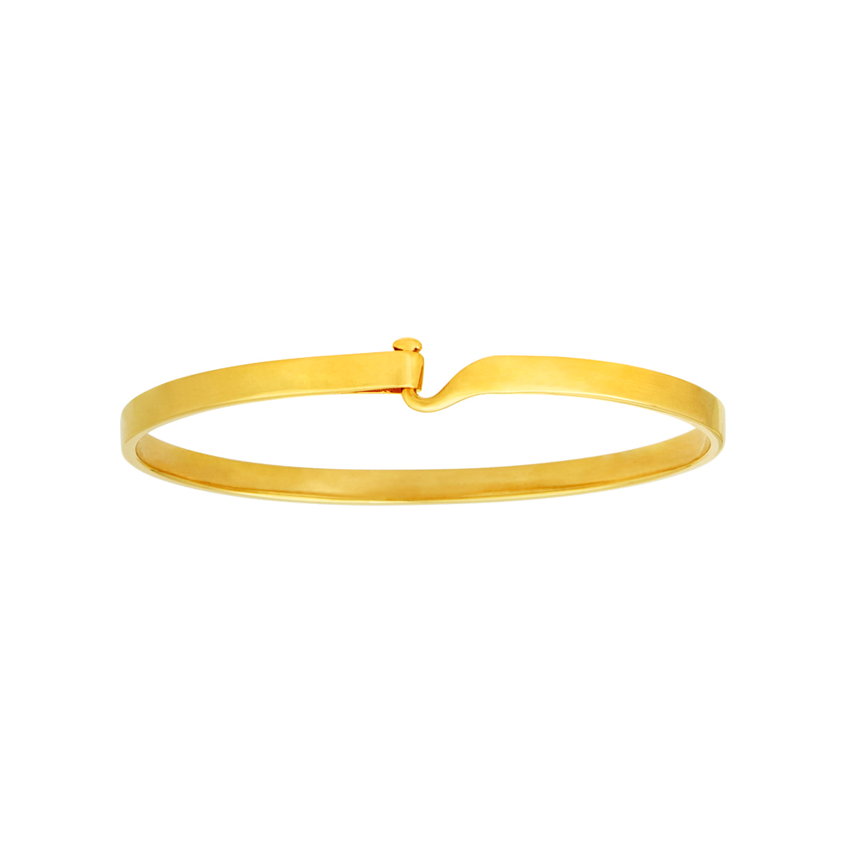 14 Karat Yellow Gold Hook & Eye Bracelet