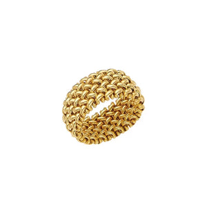 14K Mesh Ring