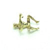 14 Karat Yellow Gold "Little Man" Ear Cuff