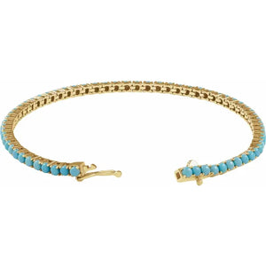 14KTurquoiseLineBracelet