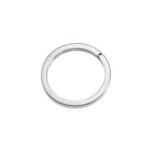Sterling Silver Round Split Key Ring